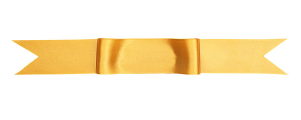 Beautiful ribbon on white background