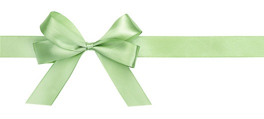 Beautiful bow on white background