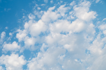 Blue sky with cloud