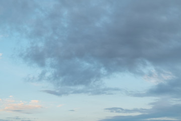 Blue sky with cloud