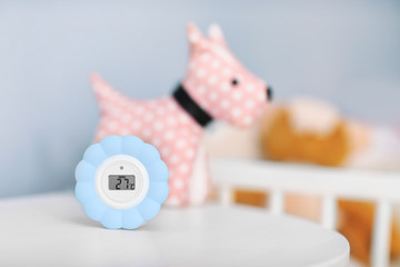 Digital temperature and humidity control in baby room