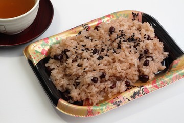 赤飯のパック弁当
