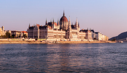Fototapeta premium Hungarian Parliament Building, Pest, Hungary