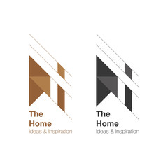 The Home and interior Logo design. Vector logo template. Home ideas and inspiration