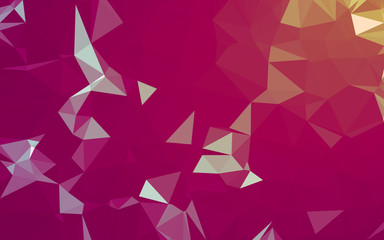 Abstract low poly background, geometry triangle