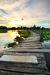 Obraz premium Bridge wood