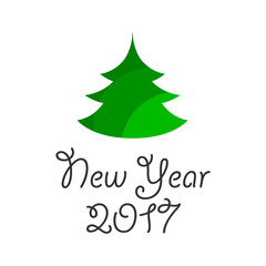 Creative New year tree