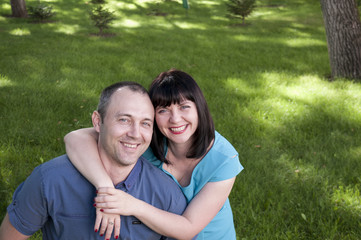 Obraz premium Portrait of a happy couple 