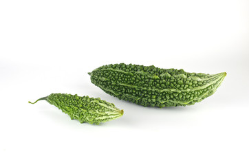 isolated bitter gourd