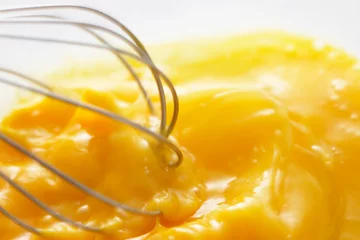 Fotobehang Eieren かき混ぜる卵   © sakura