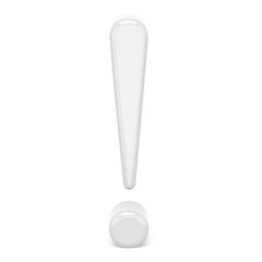 white exclamation mark