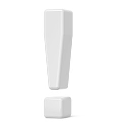 white exclamation mark