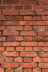 レンガの壁面