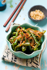 Asian green beans salad