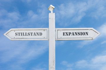 Fototapeta premium Schild 143 - Expansion