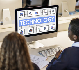 Technology Connection Innovation Internet Communication Concept