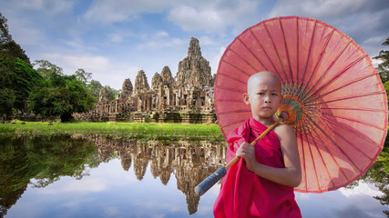 Angkor Thom nestled among rainforest