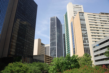 modern office building in downtown district of Dallas