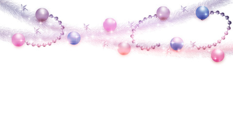 クリスマス　雪　モミの木　背景