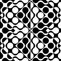 Seamless Curved Shape Pattern