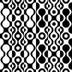 Seamless Curved Shape Pattern