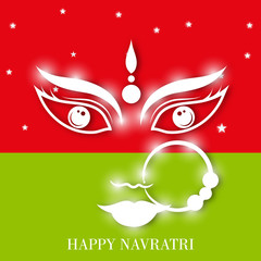 Obraz premium illustration Navratri or Happy Diwali festival.
