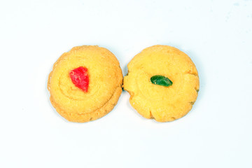 Cookie biscuits fresh baked