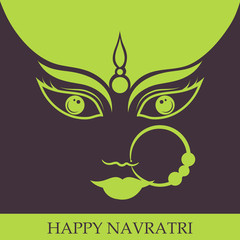  illustration Navratri or Happy Diwali festival  background.