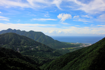 Obraz premium 屋久島の山並 