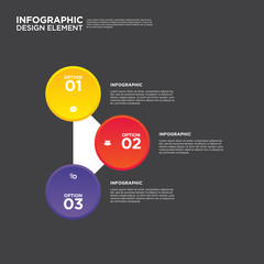 Infographic business report layout design element vector illustration