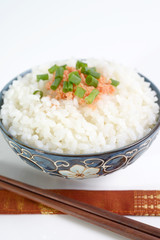 一膳のご飯と梅干