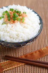 一膳のご飯とお箸