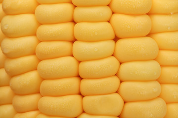 Closeup fresh corn