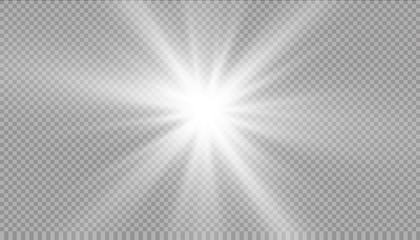 Vector illustration of abstract flare light rays