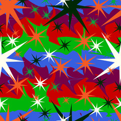 Stars on a colored background