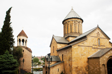 Fototapeta na wymiar The church in the old town of Tbilisi, Georgia.