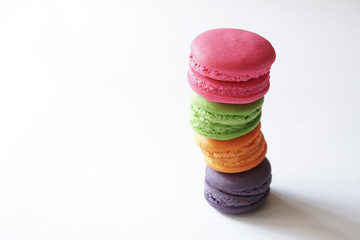 colorful French macarons