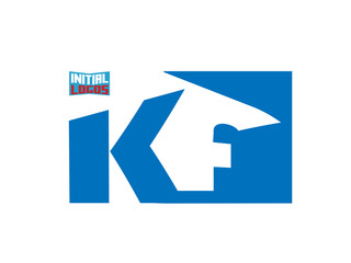 KF Initial Logo for your startup venture