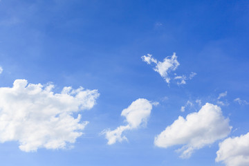 Blue sky with clouds background