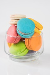 colorful French macarons