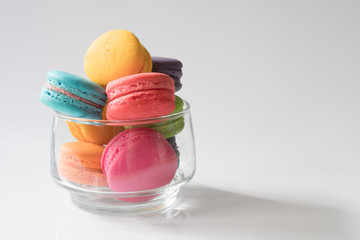 colorful French macarons