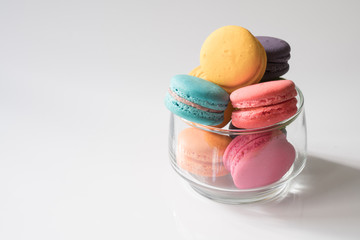 colorful French macarons