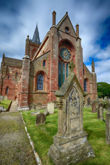 Fototapeta premium St Magnus Cathedral and cemetery
