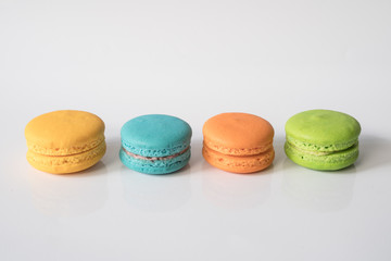colorful French macarons