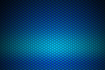 blue chrome metallic mesh. metal background and texture.