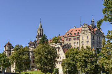 Fototapeta na wymiar Sigmaringen castle east side, Baden Wuttenberg