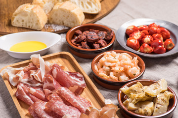 Delicious Spanish Tapas Food