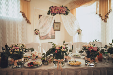 Wedding table decoration