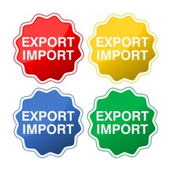 Export Import Buttons