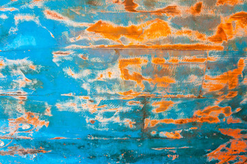 Red and blue grunge wooden texture